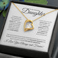 To My Amazing Daughter (Classic Black & White) - Forever Love Necklace