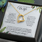 Wife (Christmas Holly Card) - Forever Love Necklace