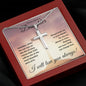 To My Amazing Daughter (Sunset Cross) - Stainless Cross Necklace