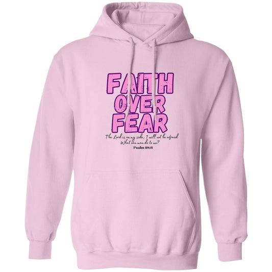 Faith Over Fear -  Pullover Hoodie 8 oz (Closeout)