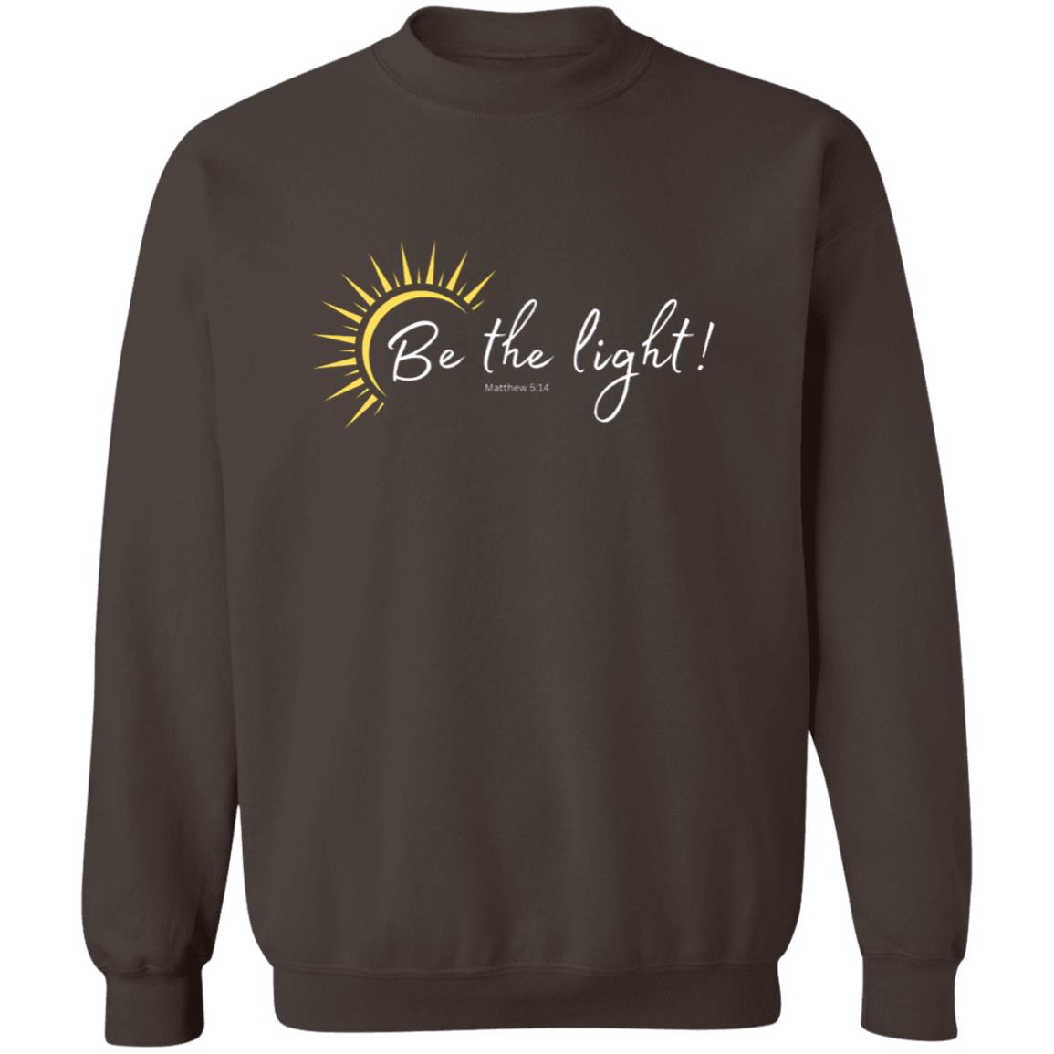 Be the Light (Matthew 5:14) Crewneck Pullover Sweatshirt