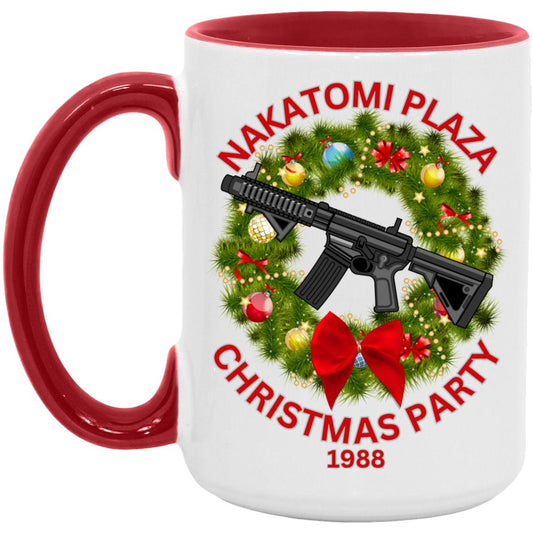 Nakotomi Plaza Christmas Party  15oz Accent Mug