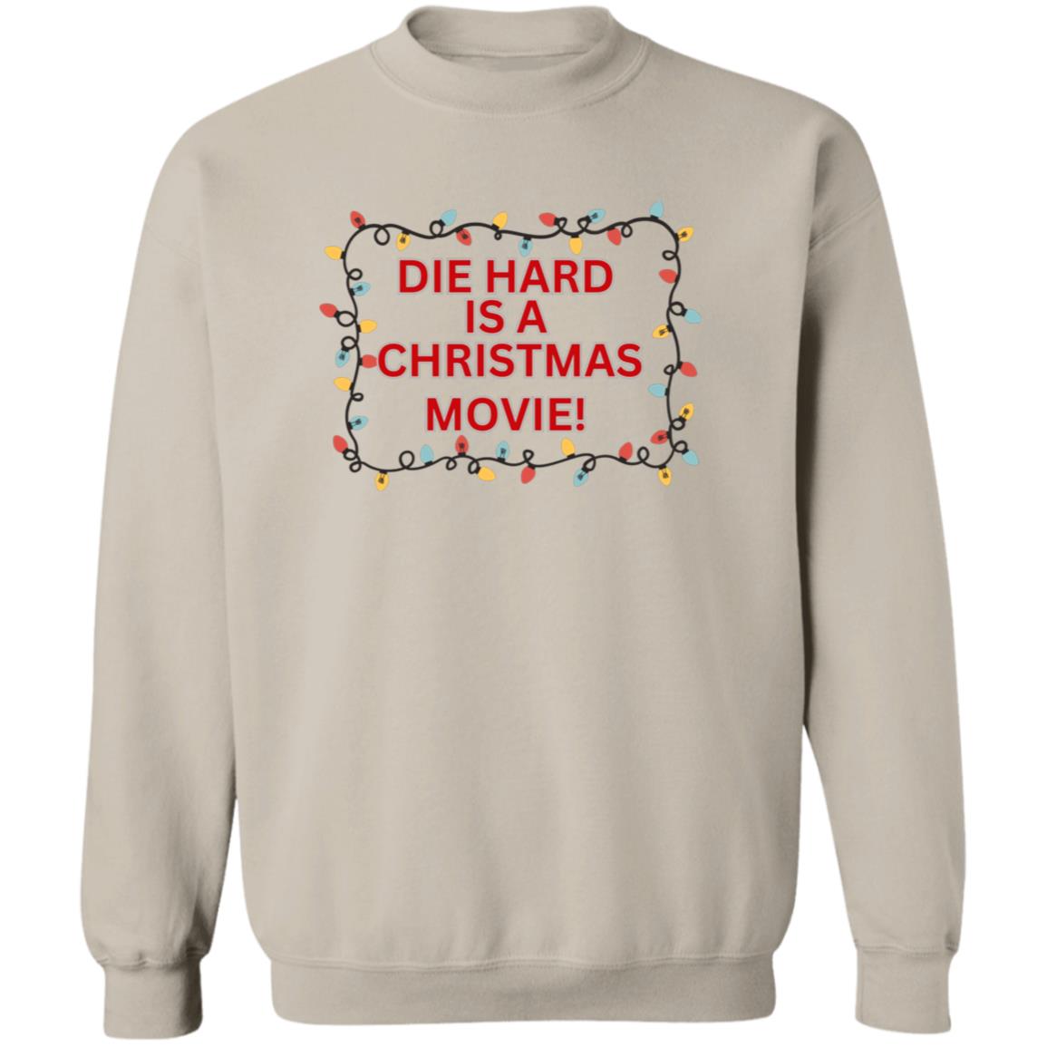 Die Hard is a Christmas Movie - G180 Crewneck Pullover Sweatshirt