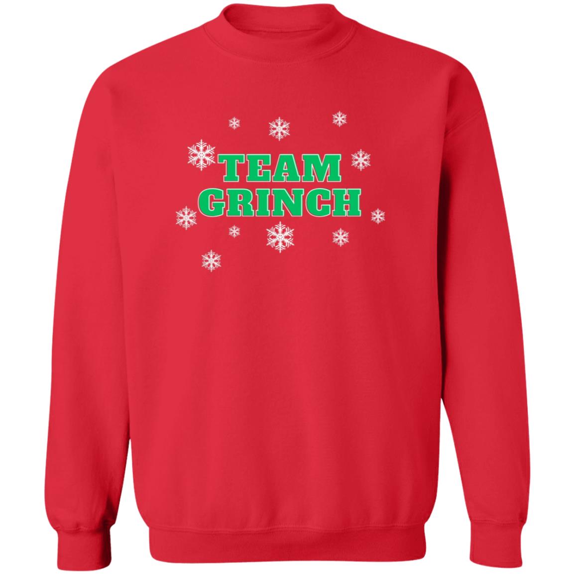 Team Grinch (Christmas) -G180 Crewneck Pullover Sweatshirt