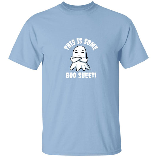 BOO SHEET- (Halloween)  5.3 oz. T-Shirt