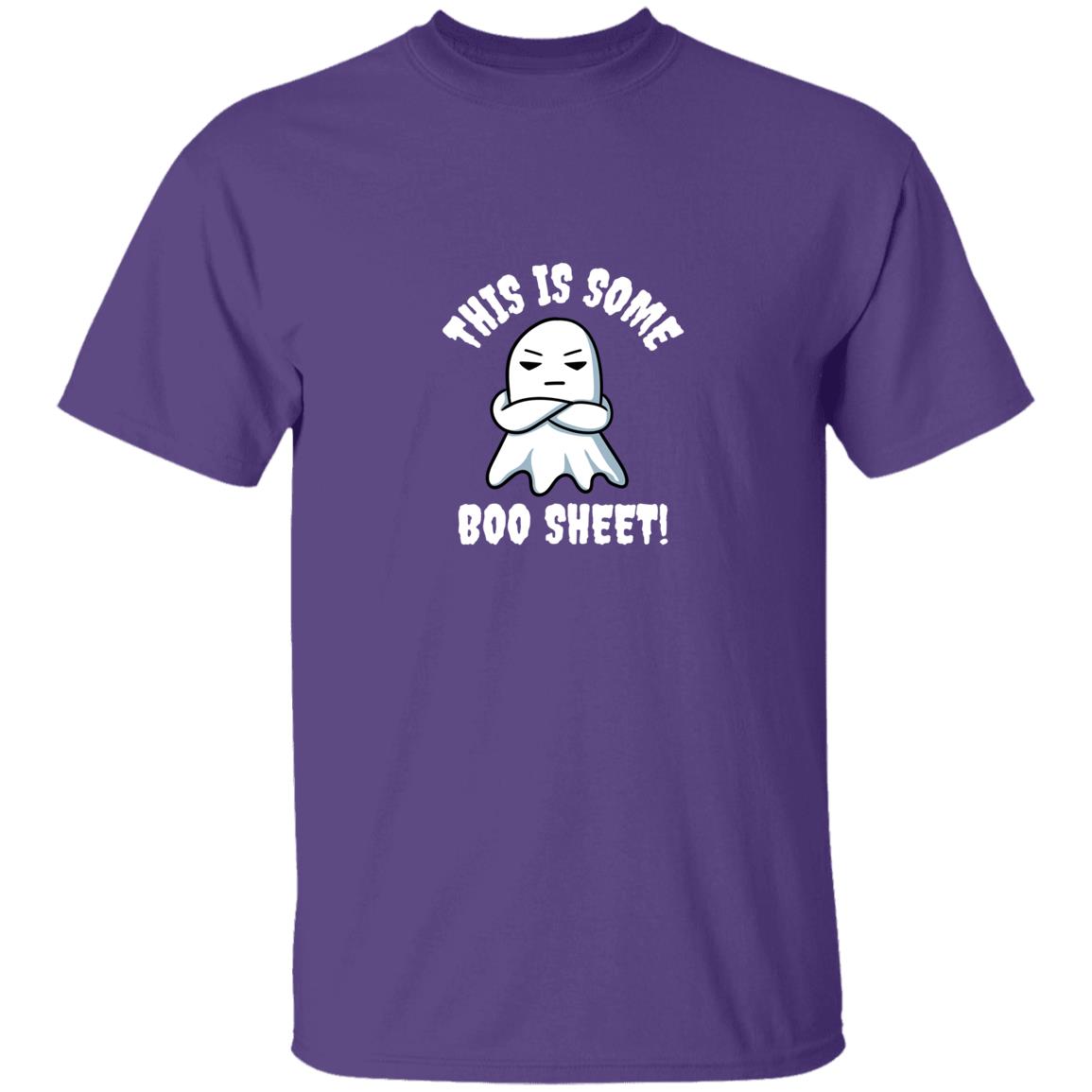 BOO SHEET- (Halloween)  5.3 oz. T-Shirt