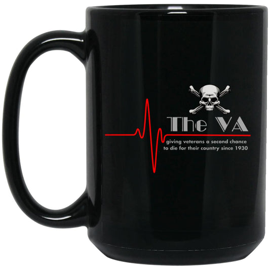 The VA ( Veterans Day)-15 oz. Black Mug