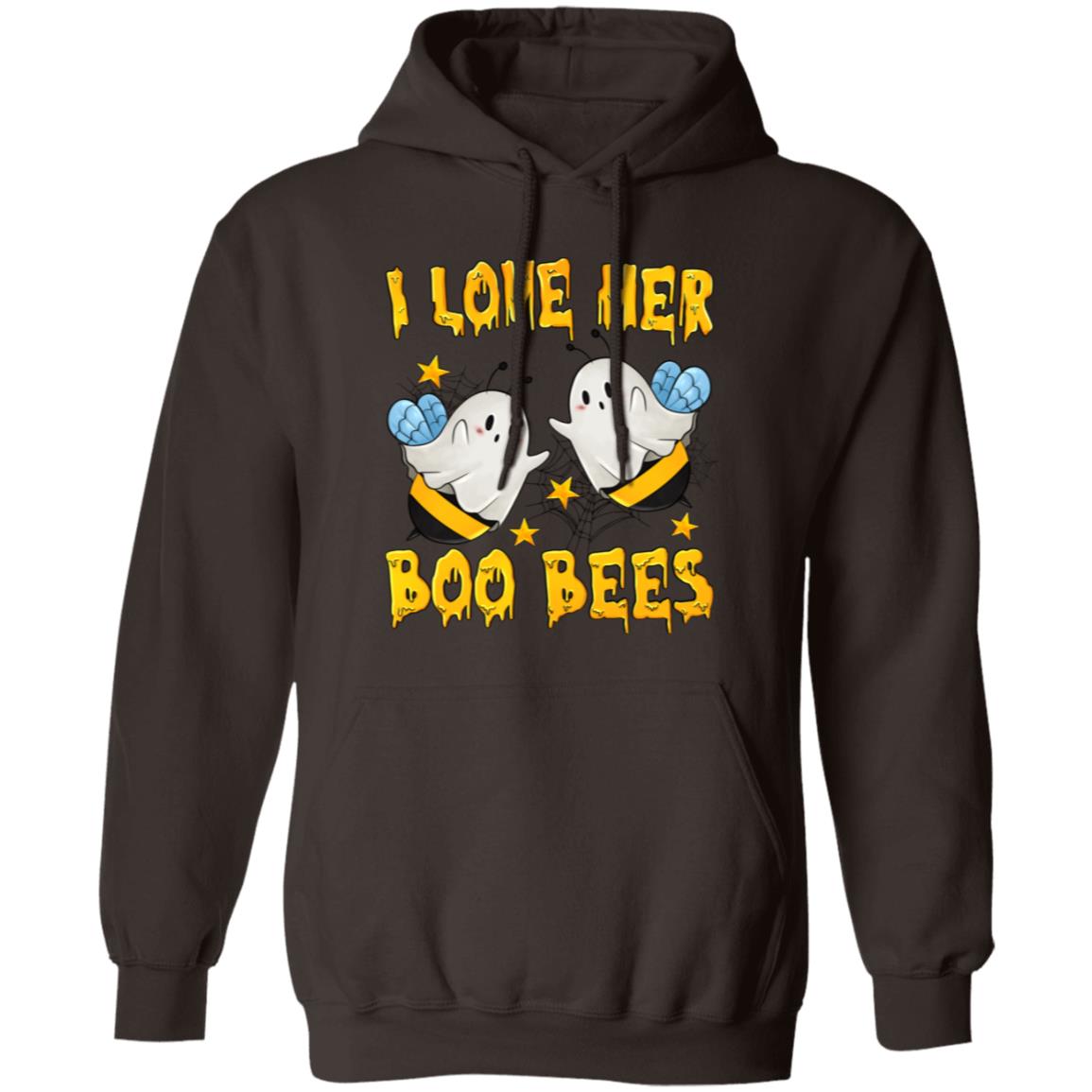 I love her BOO BEES (Halloween) - G185 Pullover Hoodie