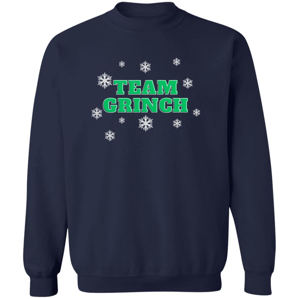 Team Grinch (Christmas) -G180 Crewneck Pullover Sweatshirt