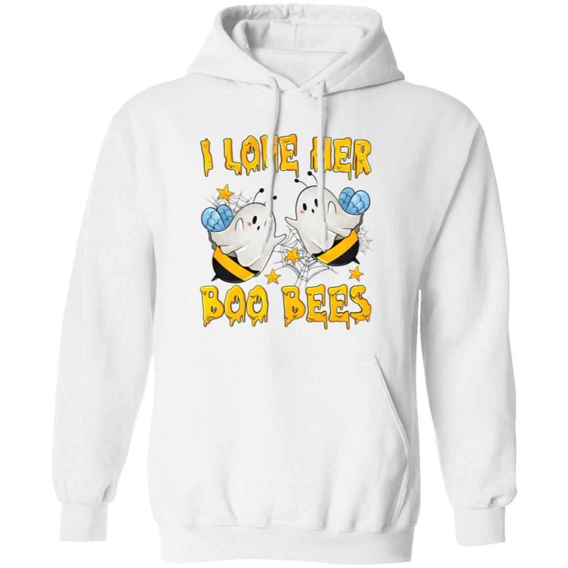 I love her BOO BEES (Halloween) - G185 Pullover Hoodie