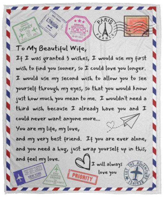 To My Beautiful Wife Letter