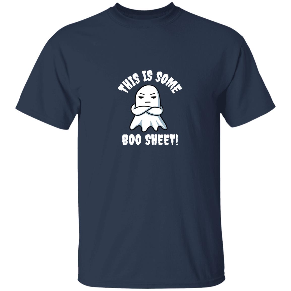 BOO SHEET- (Halloween)  5.3 oz. T-Shirt