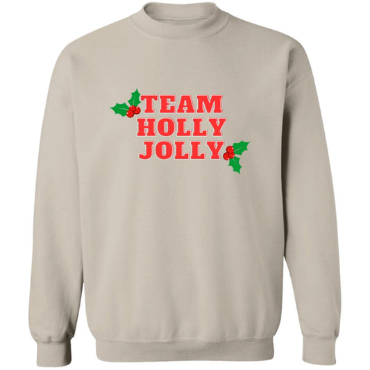 Team Holly Jolly (Christmas) Crewneck Pullover Sweatshirt