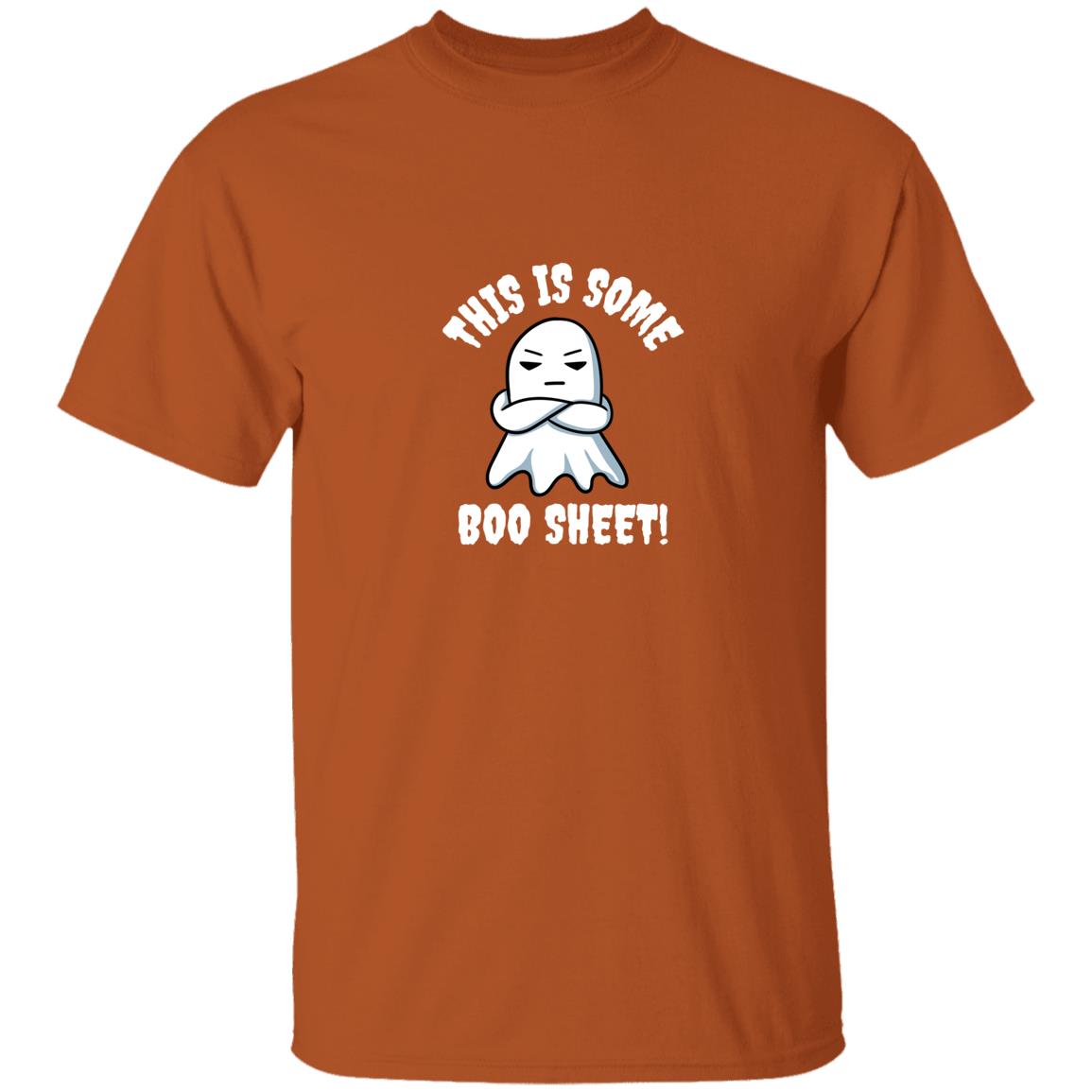 BOO SHEET- (Halloween)  5.3 oz. T-Shirt