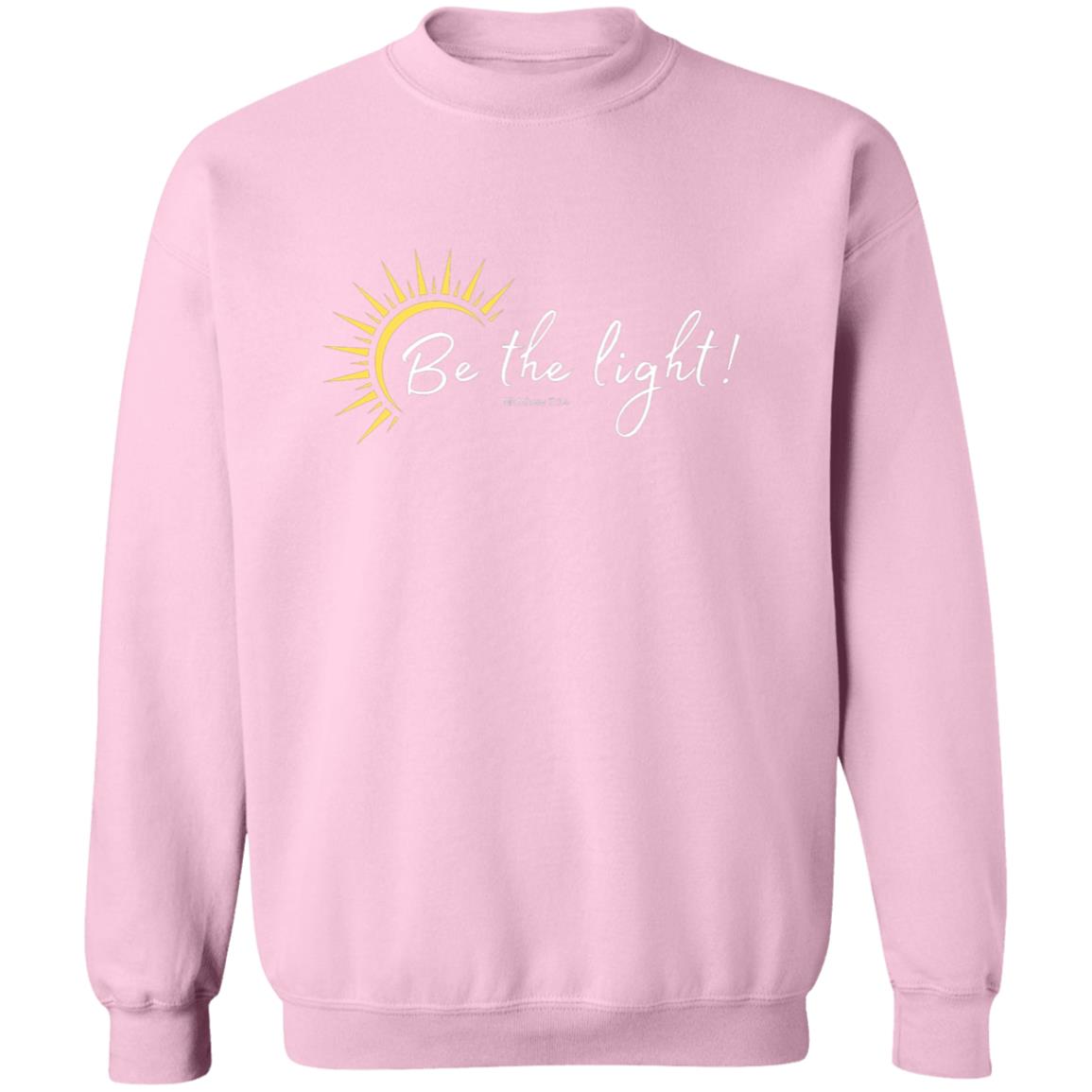 Be the Light (Matthew 5:14) Crewneck Pullover Sweatshirt