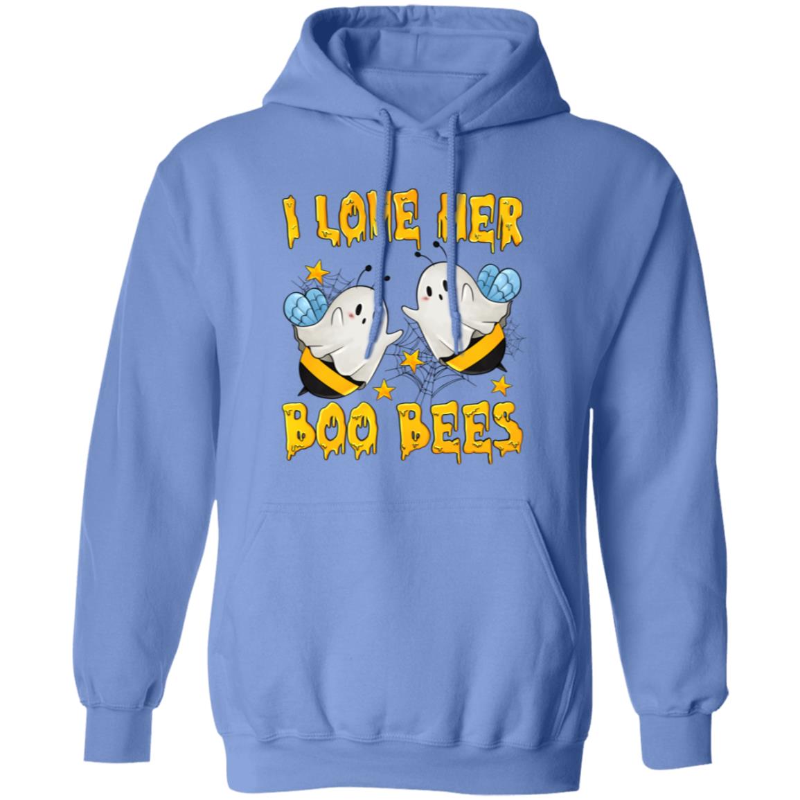 I love her BOO BEES (Halloween) - G185 Pullover Hoodie