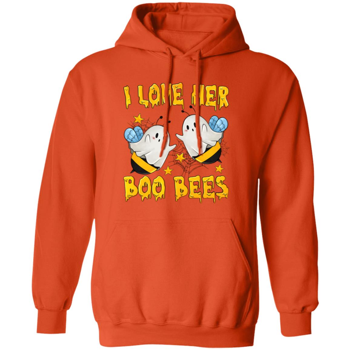 I love her BOO BEES (Halloween) - G185 Pullover Hoodie