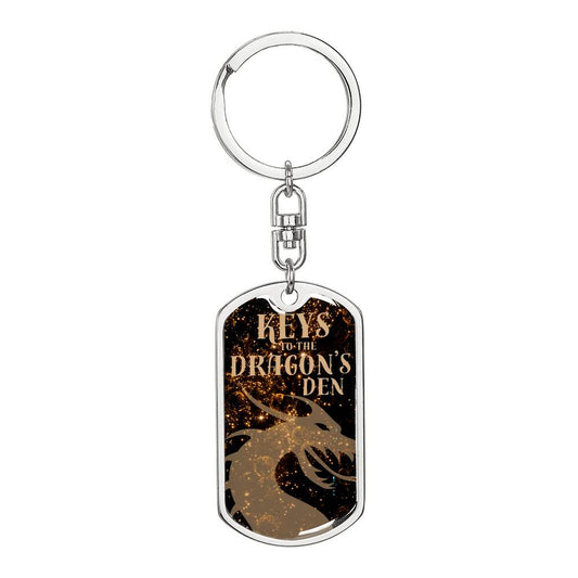 Dragon's Den 7(Custom Private) - Swivel Dog Tag Key Chain