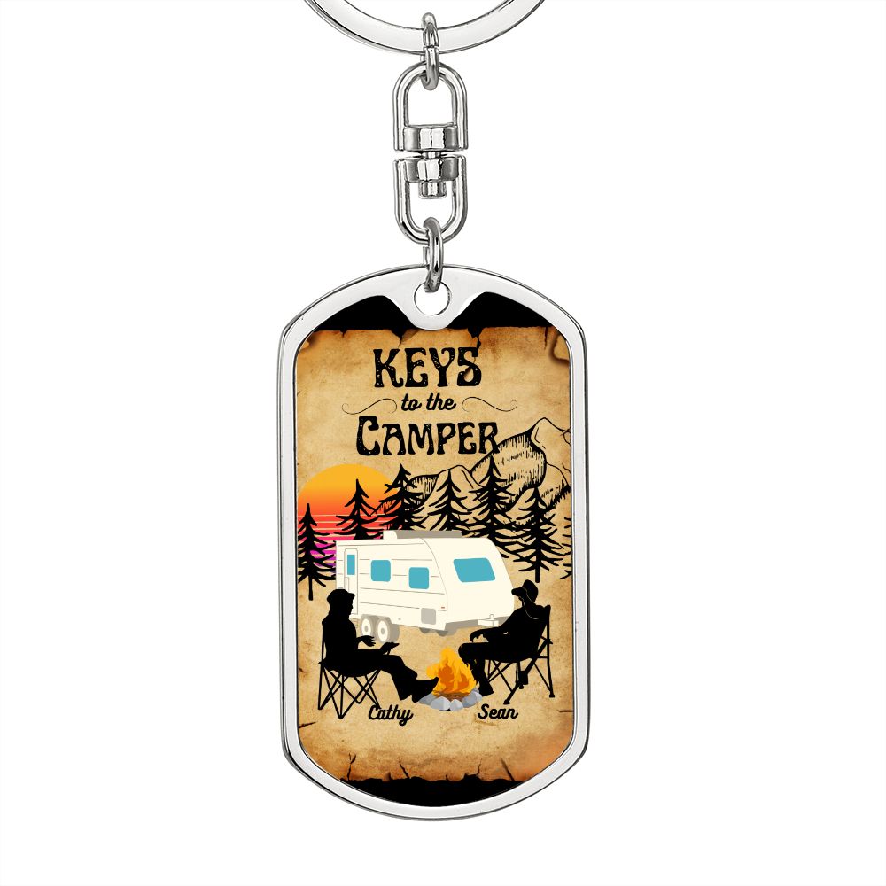 Sean's Happy Camper Key Chain 1 (Private)