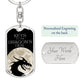 Dragon's Den 2 (Custom Private) - Swivel Dog Tag Key Chain