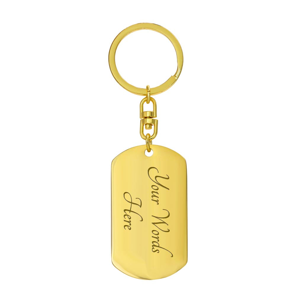 Dragon's Den 7(Custom Private) - Swivel Dog Tag Key Chain