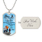 Private for Dan Busch- Dog Tag Necklace - Dan Jr