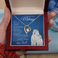 Private for Melany (artic wolf) - Forever Love Necklace