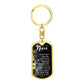 To My Niece (This Old Lion) - Swivel Dog Tag Keychain