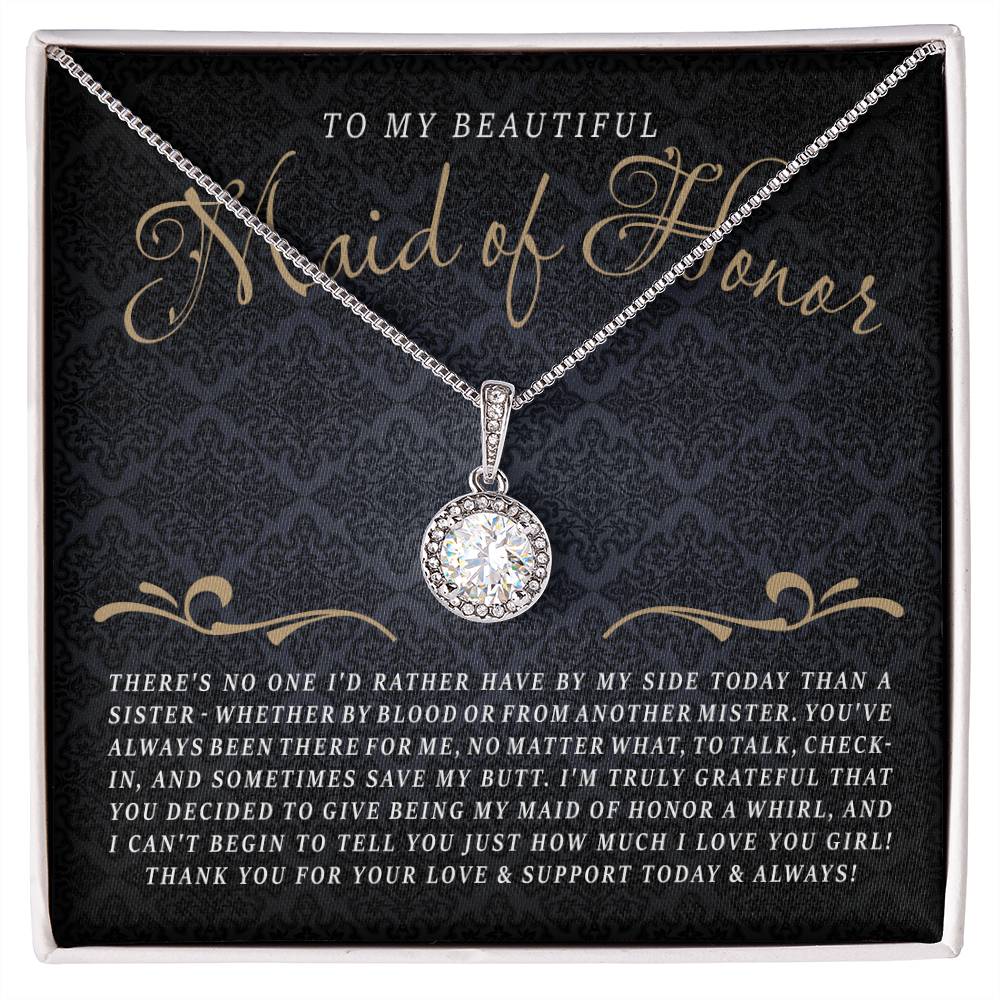 To My Maid of Honor (Wedding) - Eternal Hope Necklace