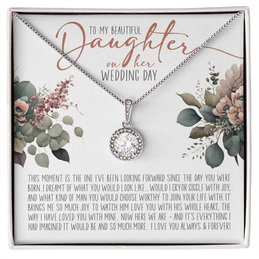 To My Daughter on Her Wedding Day (Bride / Wedding) - Eternal Hope Necklace