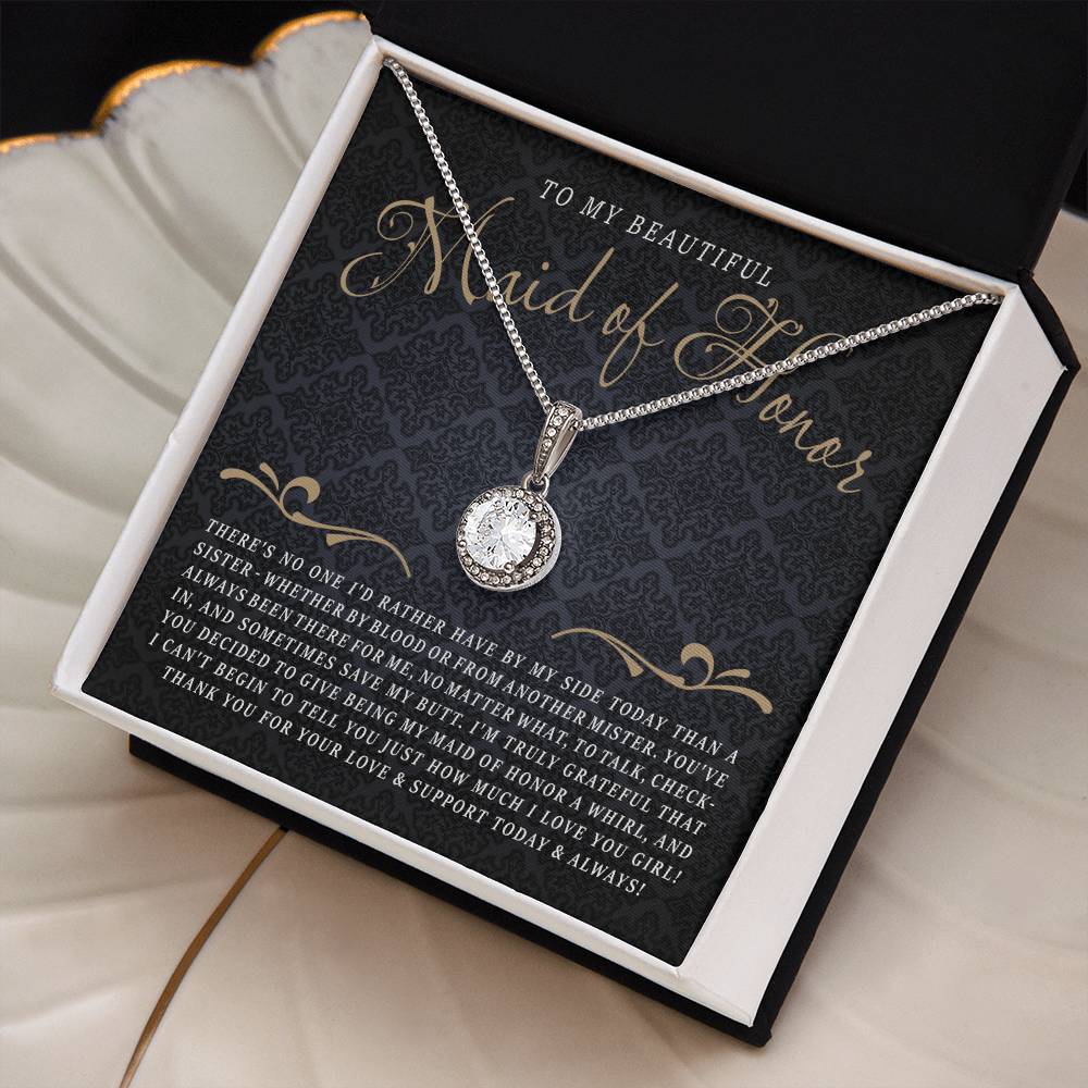 To My Maid of Honor (Wedding) - Eternal Hope Necklace