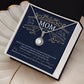 To My Mom on My Wedding Day  (Mother of the Bride/ Wedding) - Eternal Hope Necklace