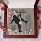 To My Smokin' Hot Soulmate (Christmas Sexy Santa Naked Pole Dancer) - Alluring Beauty Necklace