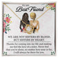 To My Best Friend (Bestie girls 2) - Love Knot Necklace