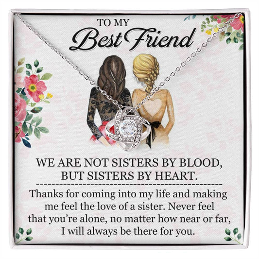 To My Best Friend (Bestie girls 2) - Love Knot Necklace