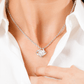 To My Beautiful Soulmate (Cherry Blossoms) - Love Knot Necklace