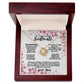 To My Beautiful Soulmate (Cherry Blossum) - Love Knot Necklace
