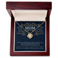To My Mom on My Wedding Day  (Mother of the Bride/ Wedding) - Love Knot Necklace