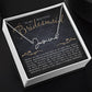 To My Bridesmaid (Wedding) -  Script Name Necklace