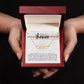 To My Maid of Honor (Wedding) - Heart Name Necklace