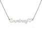 Name Necklace with Heart (For mother, daughter, sister, cousin, bestie, best friend, aunt, grandmother, nonbiological daughter, bonus daughter)