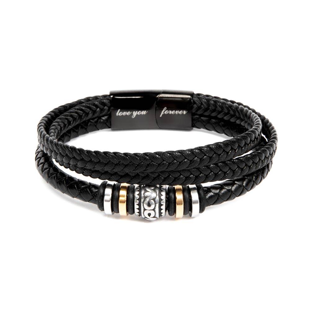 Amazon.com: kelistom Genuine Leather Bracelet for Men Women Teen Boys Girls,  Handmade Braided Link Charm Bracelets Wristbands Gothic Adjustable Wrap  Bracelet: Clothing, Shoes & Jewelry
