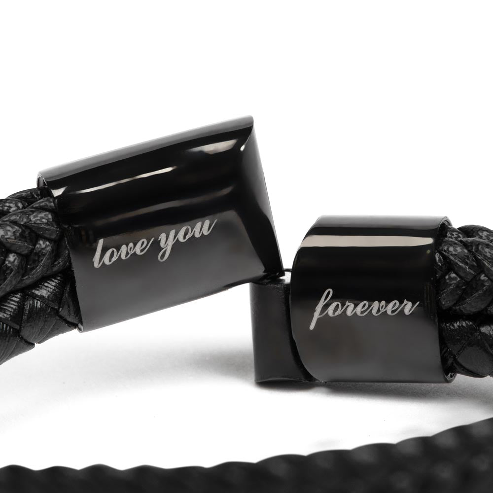 To My Viking / Soulmate / Husband / Boyfriend (Color Viking) - Love You Forever Bracelet