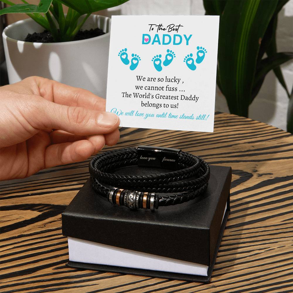 New Daddy / Father to Be (All boys) - Forever Love Bracelet