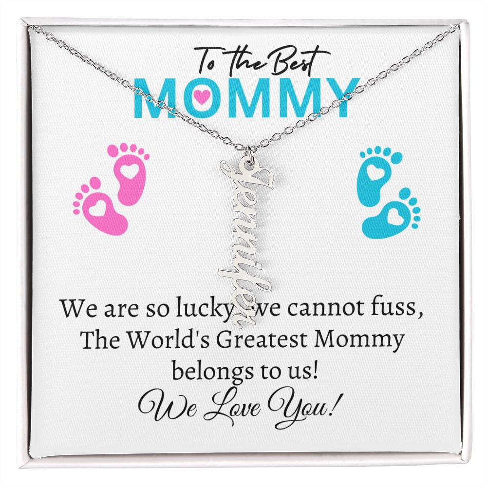 To my Mommy (Twins / Triplets / Quads) - Multiple Name Necklaces