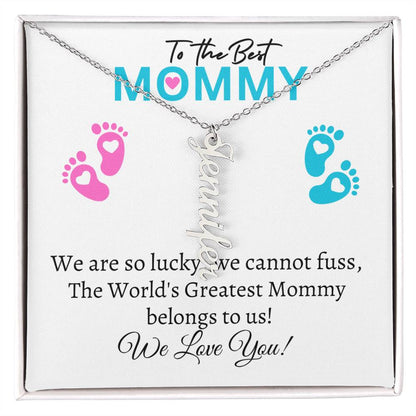 To my Mommy (Twins / Triplets / Quads) - Multiple Name Necklaces