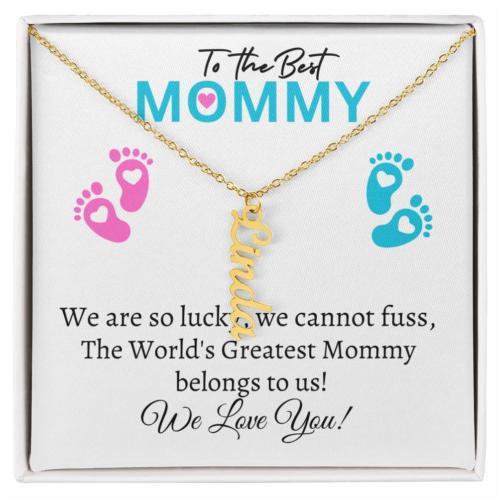 To my Mommy (Twins / Triplets / Quads) - Multiple Name Necklaces