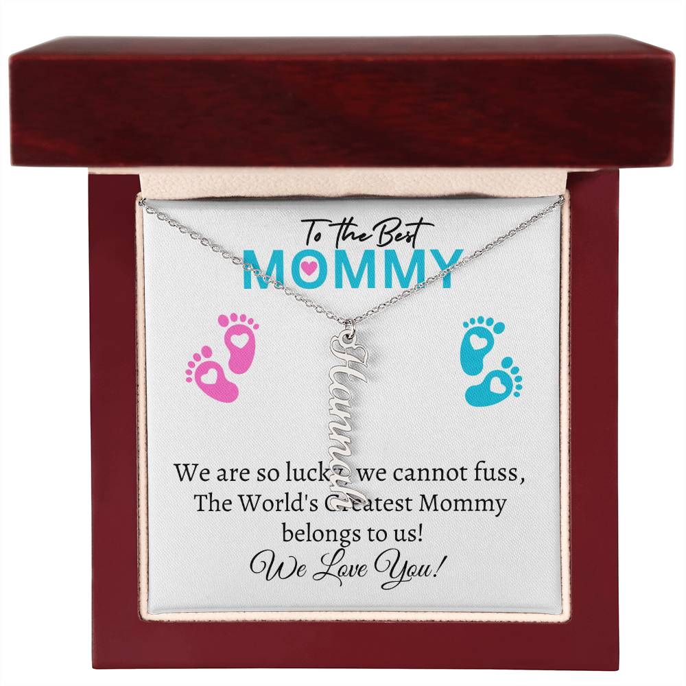 To my Mommy (Twins / Triplets / Quads) - Multiple Name Necklaces