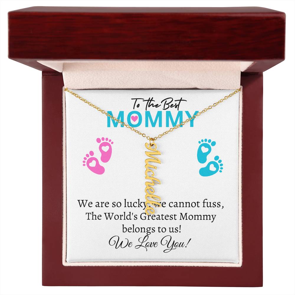 To my Mommy (Twins / Triplets / Quads) - Multiple Name Necklaces