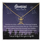Gemini (May 21-June 20) Zodiac Sign / Symbol Necklace